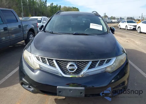2012 Nissan Murano Sl из США, поврежденный, VIN JN8AZ1MW9CW210410